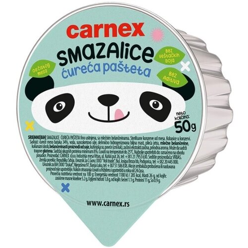 Carnex Pašteta Smazalice ćureća 50g Cene