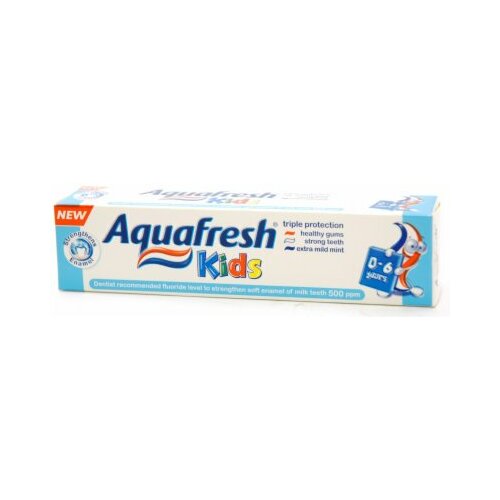 Aquafresh kids 3-5 godina pasta za zube 50ml tuba Slike