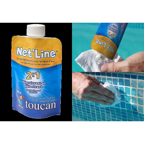 Nero Net Line Gel za čišćenje bazena od kamenca i prljavština Slike
