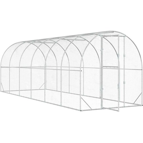  Koko&amp;scaron;injac Srebrna 600 x 200 x 200 cm Pocinčani čelik Slike