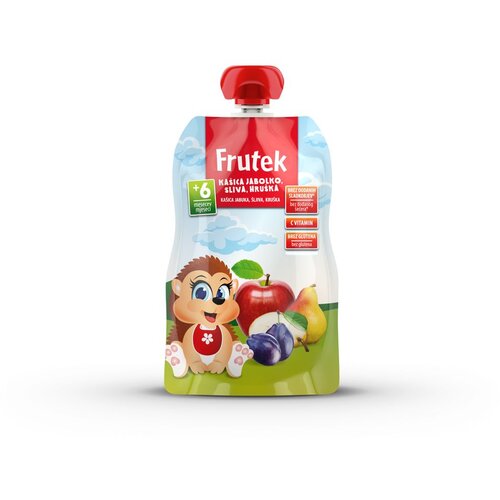 Frutek ka&amp;scaron;ica jabolko, sliva in hru&amp;scaron;ka 100 g, od 6. meseca Slike