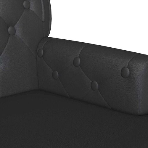 Chesterfield klupa Crna 119 5 x 64 5 x 75 cm Lažna koža Slike