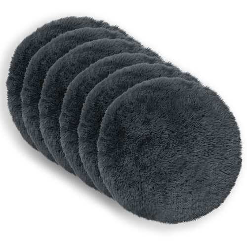  Presvlaka za jastuk 6 pcs HEERLEN Antracit Ø 60 cm PV flis Cene