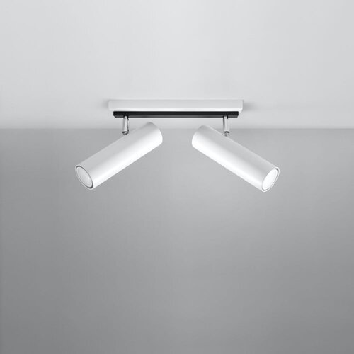 Nice Lamps bela stropna svetilka 6x30 cm mira &amp;ndash; Slike