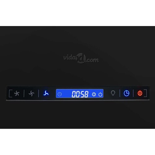  Viseča kuhinjska napa s senzorjem na dotik lcd 37 cm jeklo Slike