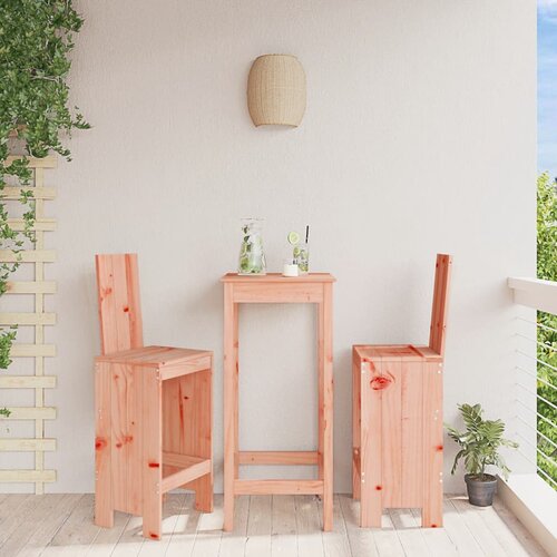 vidaXL Barski stolček 2 kosa 40x42x120 cm trdna douglas jelka Cene