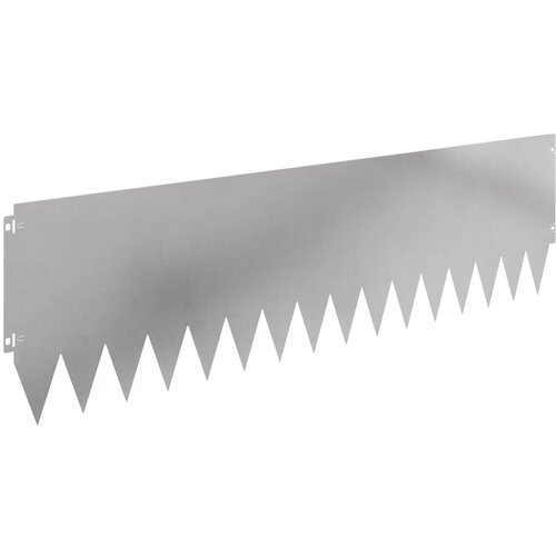 vidaXL Robovi trave 20 pcs 103 x 30 cm Jeklo Srebrna, (5000301673) Cene