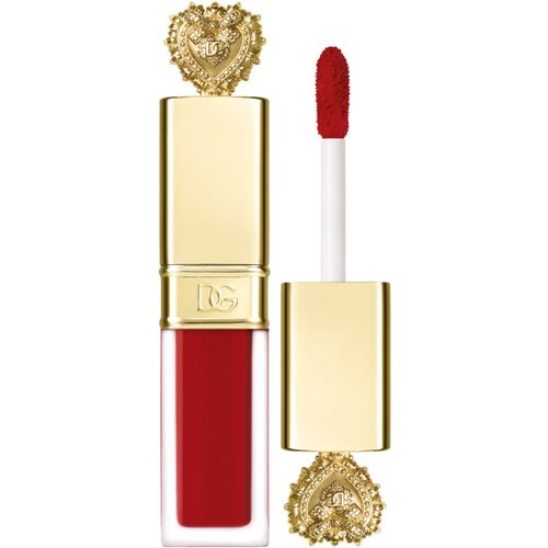 Dolce &amp;amp; Gabbana Flawless Everkiss Liquid Lip Mini mat tekući ruž za usne nijansa 405 Devotion - Perfect Vibrant Red 3 ml Slike