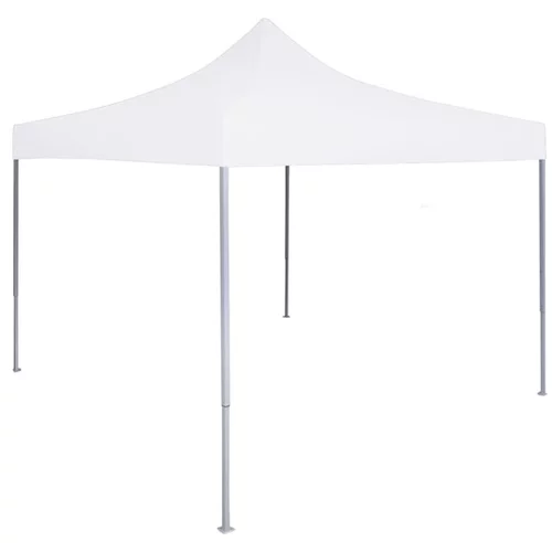  profesionalen zložljiv vrtni šotor 2x2 m jeklo bel