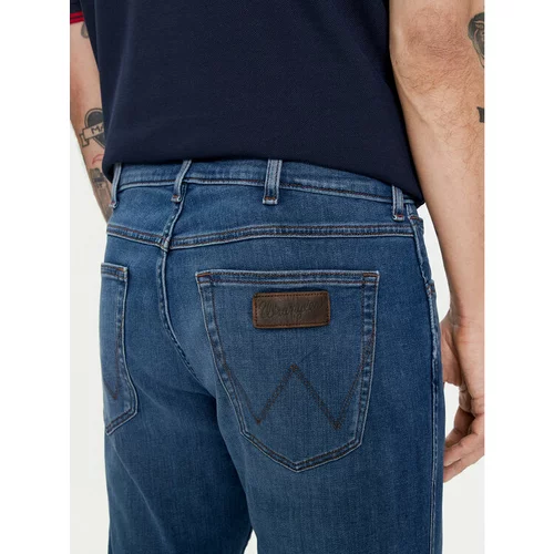 Wrangler Jeans hlače Greensboro 112126995 Modra Straight Fit