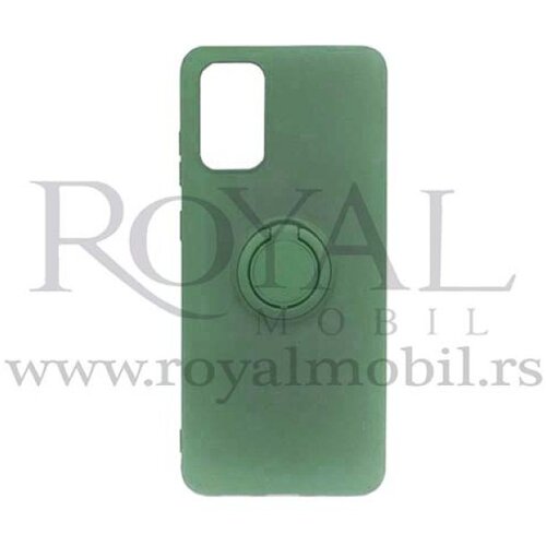  silikonska futrola kolor sa prstenom za samsung G985 galaxy S11 / S20 plus zelena Slike