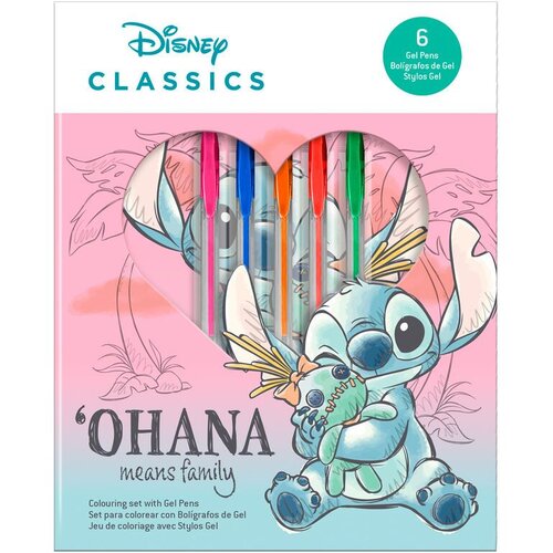 Disney Stitch Bilježnica i Set od 6 Gel Olovaka Cene