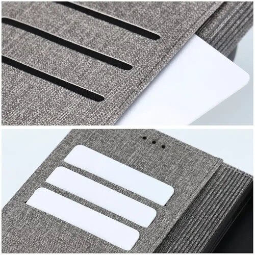 GOMMA Book preklopna torbica za Xiaomi Redmi NOTE 14 5G siva Slike