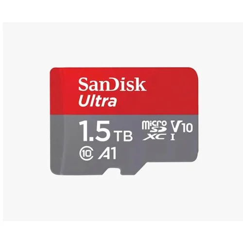 San Disk SDXC MICRO 1,5TB ULTRA, 150MB/s, UHS-I, C10, A1, adapter SDSQUAC-1T50-GN6MA