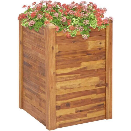 vidaXL Visoka greda 60x60x84 cm trden akacijev les Cene