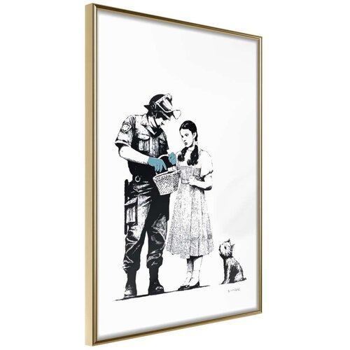  Poster - Banksy: Stop and Search 20x30 Slike
