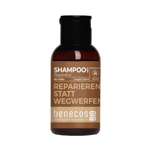 Benecos benecosbio repair &amp;scaron;ampon &amp;quot;njega umjesto &amp;scaron;i&amp;scaron;anja&amp;quot; - 50 ml Slike