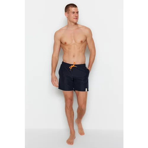 Trendyol Swim Shorts - Navy blue - Plain