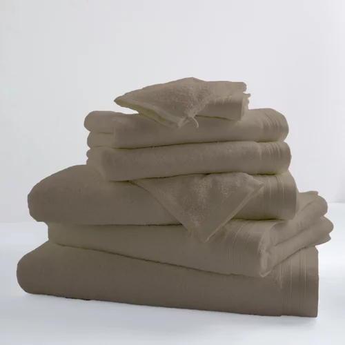 Tradilinge Kopalniške brisače in rokavice za umivanje CHATAIGNE X2 Kostanjeva