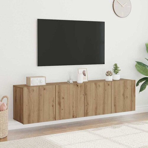  Zidni TV ormarići 2 kom boja hrasta artisan 80 x 30 x 41 cm Cijene