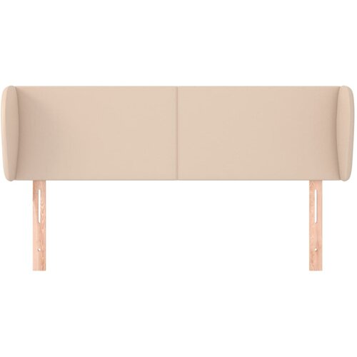  Uzglavlje s u&amp;scaron;ima boja cappuccina 147x23x78/88 cm umjetna koža Slike