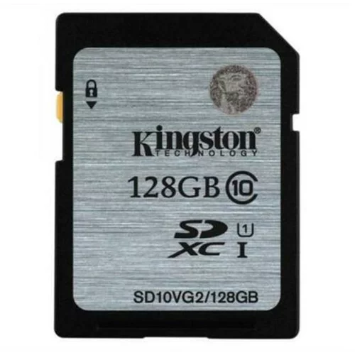 Kingston spominska kartica 128GB SDXC CL10 UHS-I 45MB/s SD10VG2/128GB