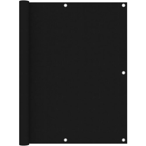 vidaXL balkonski zastor crni 120 x 600 cm od tkanine Oxford Cijene