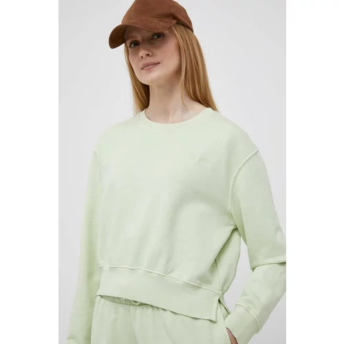 Pepe Jeans Bombažen pulover ADRIANA ženski, zelena barva