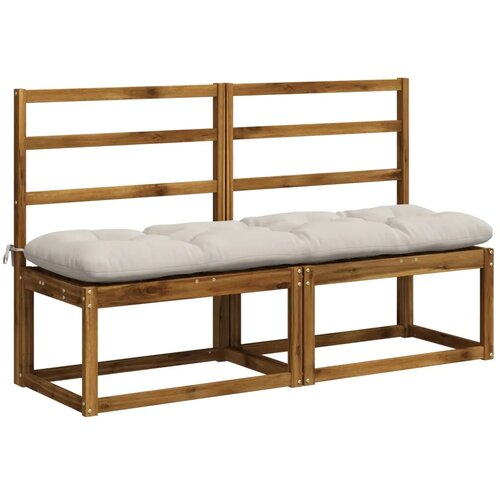  Jastučić za klupu VIANEN 100% poliester Bijela 150 x 40 x 12 cm - Bijela 150 x 40 x 12 cm Slike