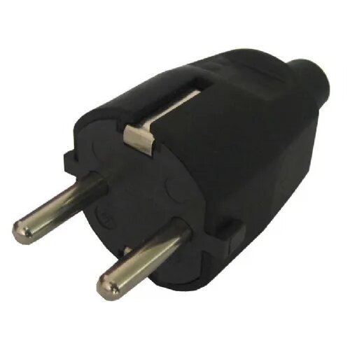 Kemot vtikač , 16 a, 250 v, za kabel, guma, črn Cene