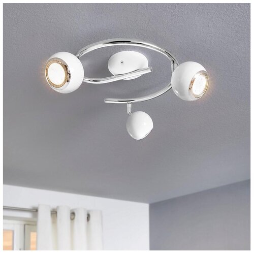 Eglo Bimeda spot/3, led, gu10, 3x3w, 3x240lm, bela/hrom Slike