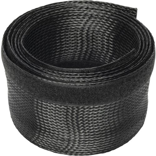 Digitus Flexible Cable Hose with Velcro Fastener, 2m, black Slike