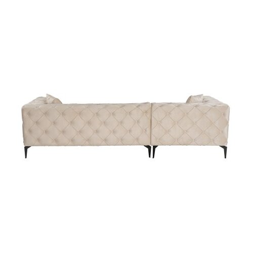 Atelier Del Sofa ugaona garnitura como eco left beige black Slike