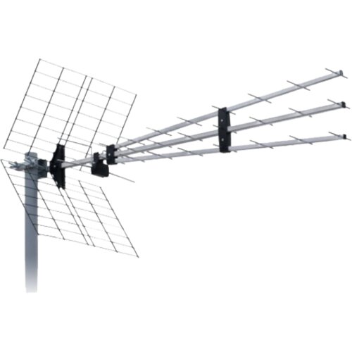Iskra Antena Triplex Loga, 43 elementa, Dužina 1190 m, P-43N TRIPLEX/BOX, Aluminijum Slike