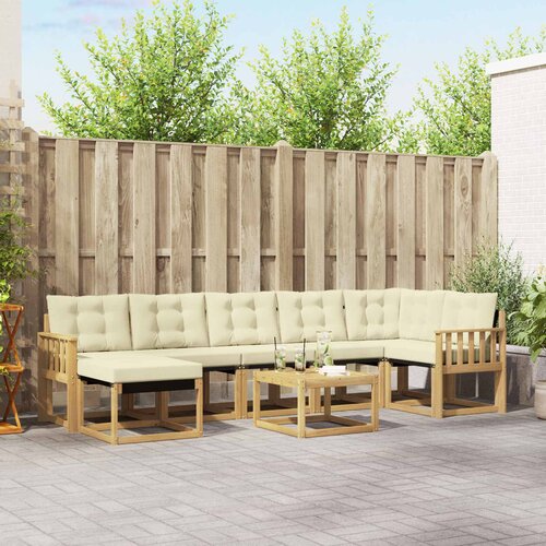  Set vanjskih sofa 8 kom. Bijela i krem Cijene