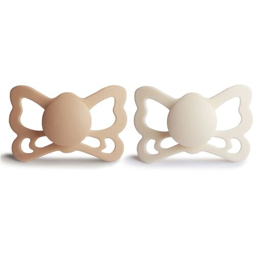 FRIGG® tolažilna duda - silikon Butterfly 6-18 m silky satin/cream Cene