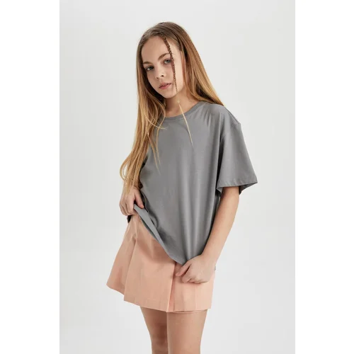 Defacto Girls Relax Fit Short Sleeve T-Shirt