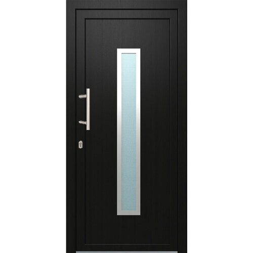 Solid elements Zunanja vhodna vrata Solid Elements Piran KF03 (70 x 1000 x 2100 mm, leva, zunaj antracitna, znotraj bela, PVC) Cene
