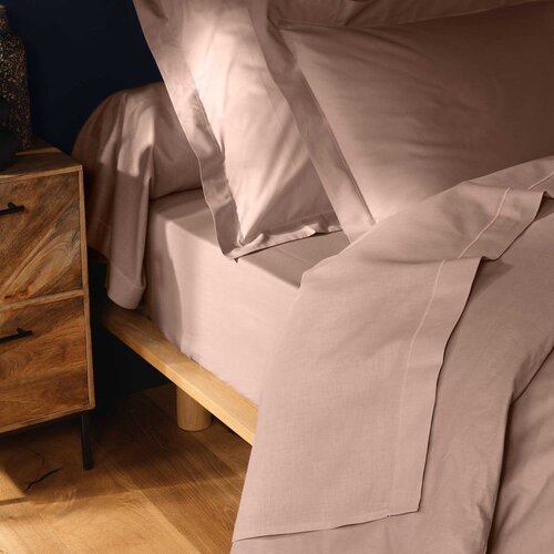 Douceur d int&amp;eacute;rieur Rožnata bombažna rjuha 180x290 cm Lina &amp;ndash; Slike
