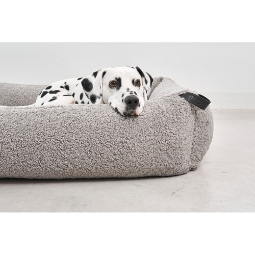 MiaCara siva boucl&amp;eacute; podloga za pse 71x91 cm senso pebble m Slike