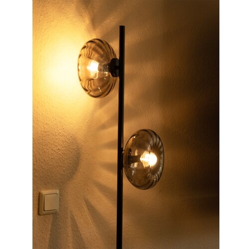 Osram podna lampa decor smoke 2xE14/12W/230V crna/zadimljeno-siva Slike