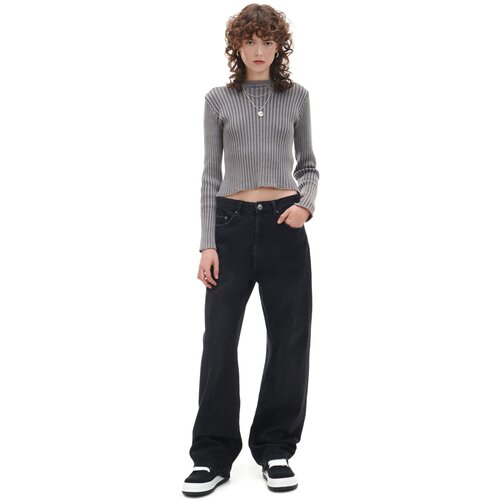 Cropp - Kavbojke wide leg - Črna Cene