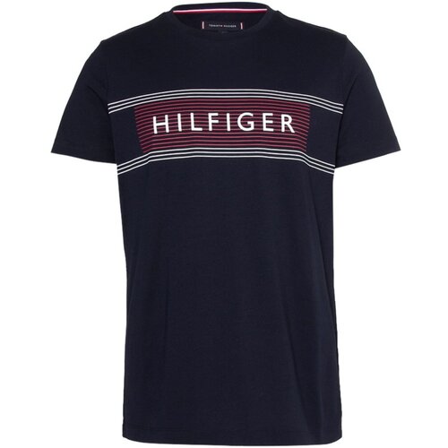 Tommy Hilfiger Majice s kratkimi rokavi MW0MW30035 Modra Slike