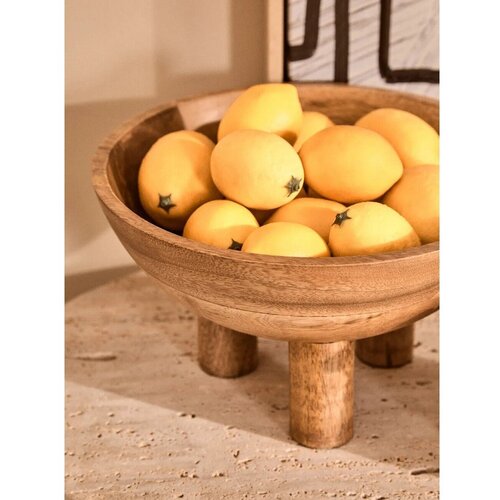 Premier Housewares Lesena skleda v naravni barvi &amp;oslash; 27 cm Kara &amp;ndash; Slike