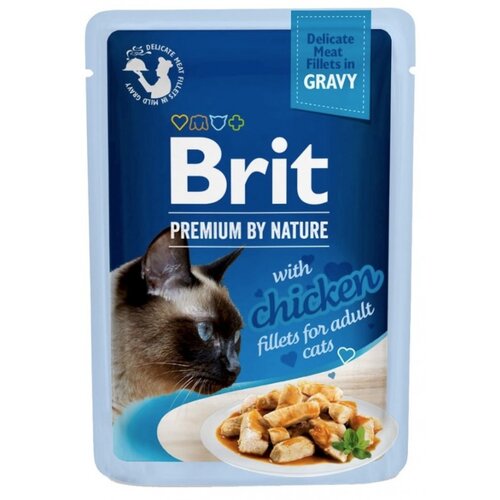 Brit fileti piletina u sosu 85g &amp;ndash; vlažna hrana za mačke Slike
