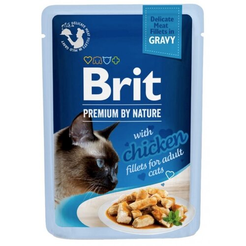 Brit Premium Cat Delicate Fileji v omaki s pi&scaron;čancem 85 g vrečka Cene