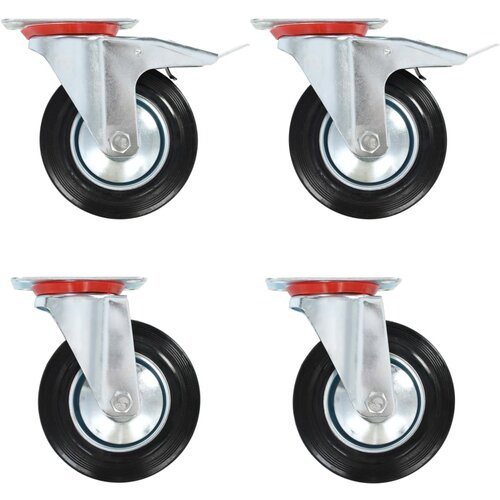 VidaXL Okretni kotačići 8 kom 160 mm Slike