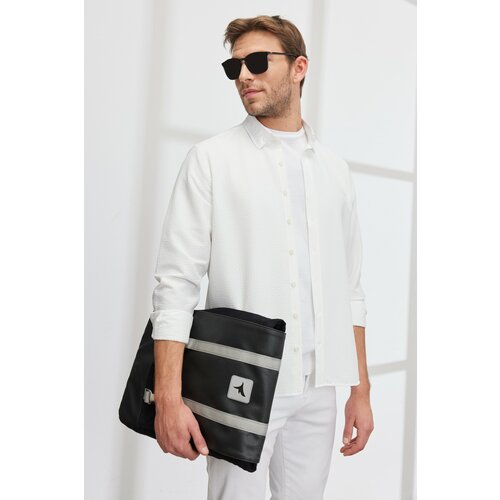 ALTINYILDIZ CLASSICS Men's White Easy-to-Iron Slim Fit Slim Fit Button Collar See-Round Shirt Slike