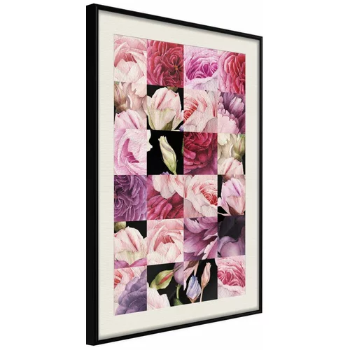  Poster - Floral Jigsaw 20x30