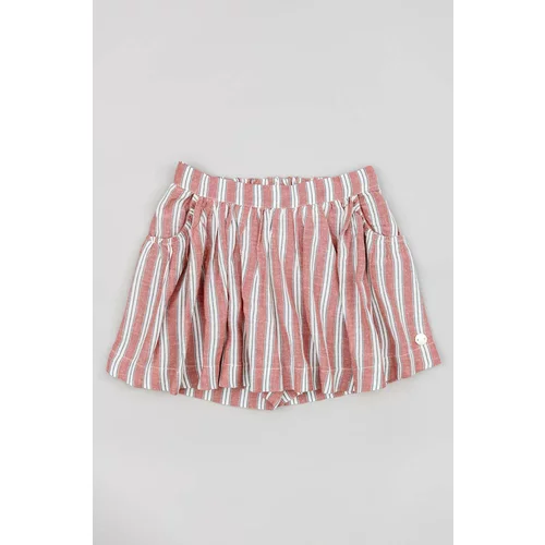 Zippy Dječje pamučne kratke hlače boja: ružičasta, s uzorkom